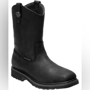 NEW Harley Davidson Men's Altman Waterproof Western Work Boots - Soft Toe 12M